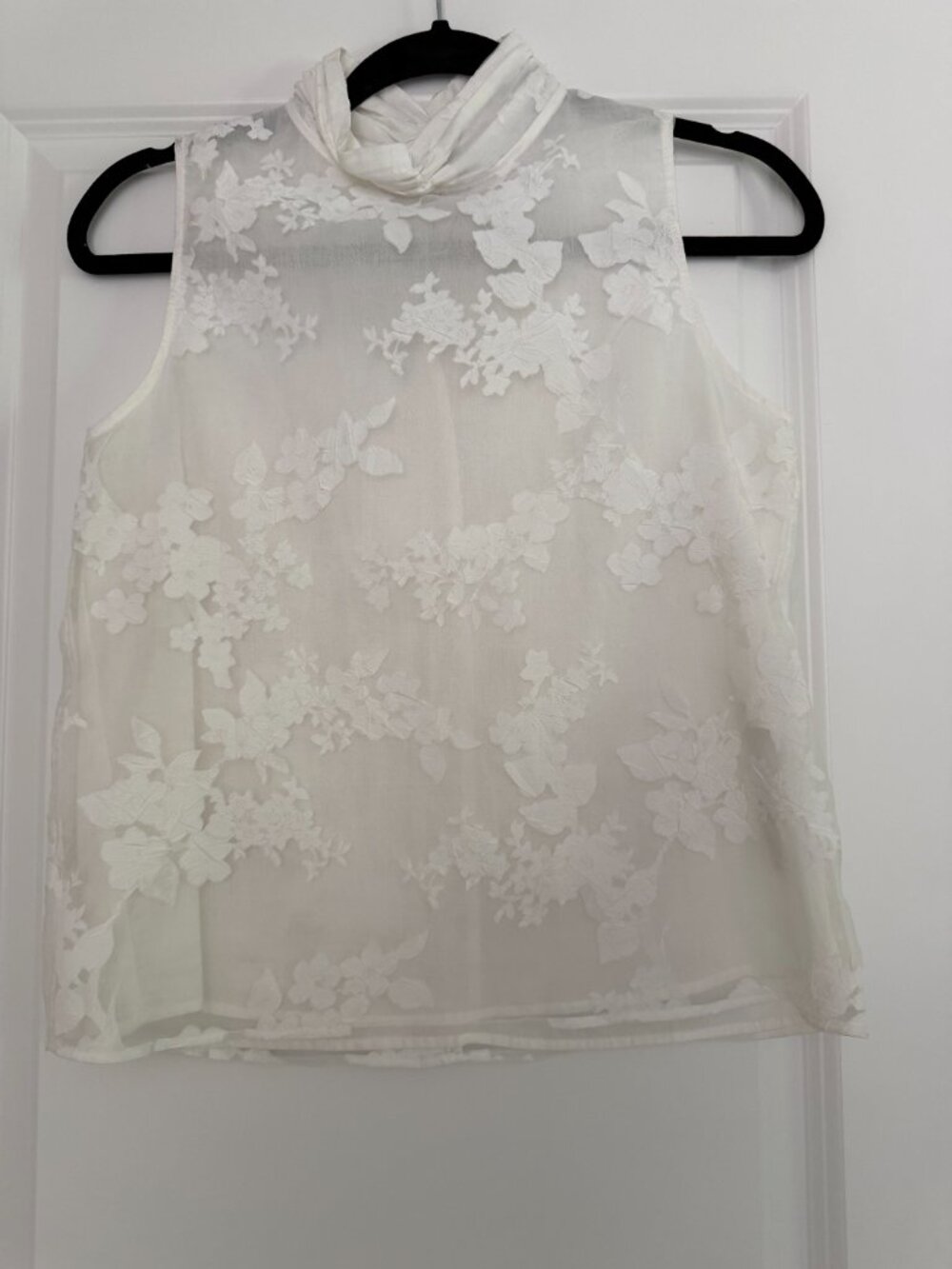 Zara Lace Top White Size XS